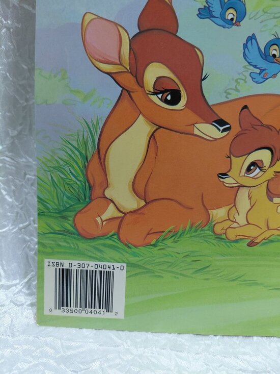 Walt Disneys Bambi Big Color Activity Book 1993 Golden Publishing Vintage - Picture 7 of 8